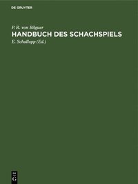 bokomslag Handbuch Des Schachspiels