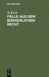 bokomslag Fälle Aus Dem Bürgerlichen Recht