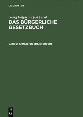 Georg Hoffmann, Brückner, Erler - Familienrecht. Erbrecht, Inbunden
