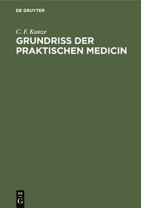 bokomslag Grundriss Der Praktischen Medicin