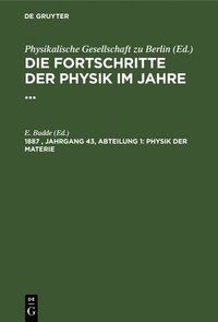 bokomslag Physik Der Materie