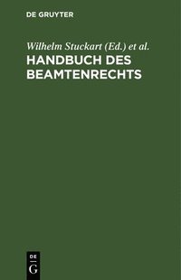 bokomslag Handbuch Des Beamtenrechts