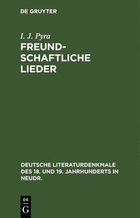 bokomslag Freundschaftliche Lieder