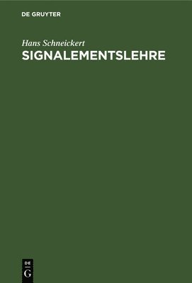 Signalementslehre 1