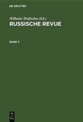 Russische Revue. Band 3 1