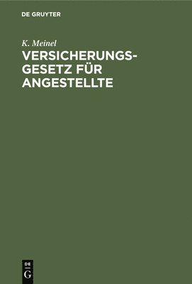 Versicherungsgesetz Fr Angestellte 1