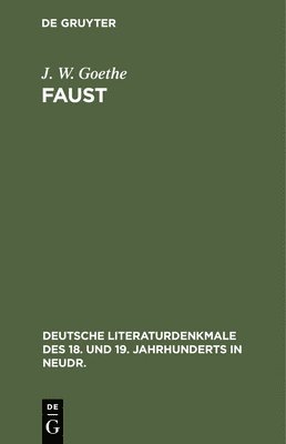 J W Goethe - Faust, Inbunden