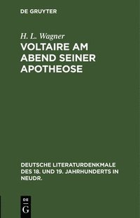 bokomslag Voltaire Am Abend Seiner Apotheose