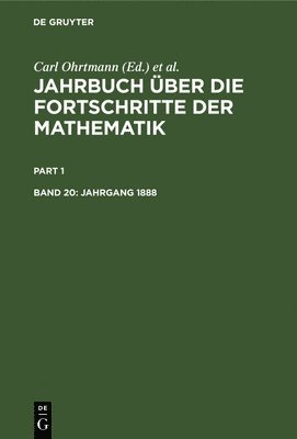 bokomslag Jahrgang 1888