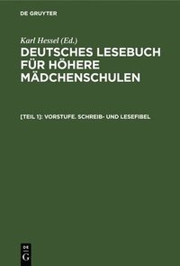 bokomslag Vorstufe. Schreib- Und Lesefibel