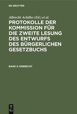 Albrecht Achilles, Albert Gebhard, Peter Spahn - Erbrecht, Inbunden