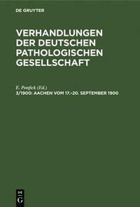 bokomslag Aachen Vom 17.-20. September 1900