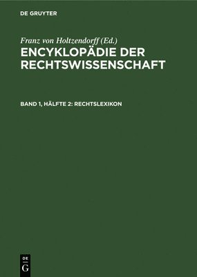 Rechtslexikon, Inbunden