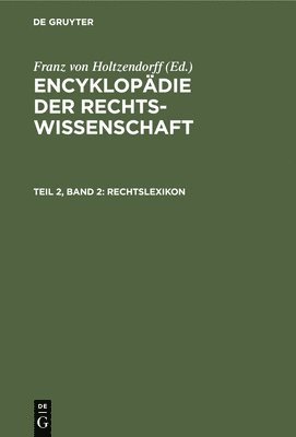 Rechtslexikon, Inbunden