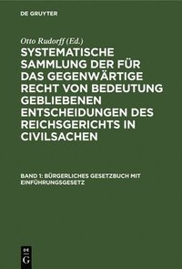 bokomslag Bürgerliches Gesetzbuch Mit Einführungsgesetz