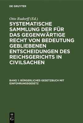 bokomslag Bürgerliches Gesetzbuch Mit Einführungsgesetz