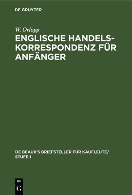 bokomslag Englische Handelskorrespondenz Fr Anfnger