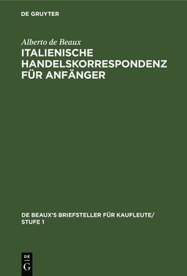 bokomslag Italienische Handelskorrespondenz Für Anfänger