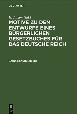 H Jatzow - Sachenrecht, Inbunden