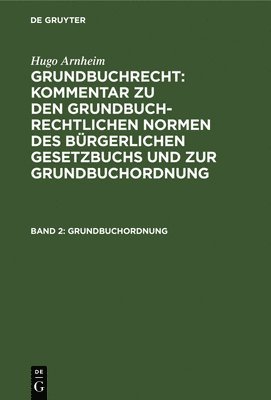 Grundbuchordnung 1