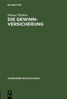 Helmut Winkler - Gewinnversicherung, Inbunden