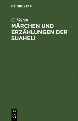 bokomslag Märchen Und Erzählungen Der Suaheli