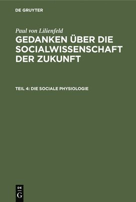 bokomslag Die Sociale Physiologie