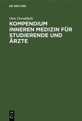 bokomslag Kompendium Inneren Medizin Für Studierende Und Ärzte