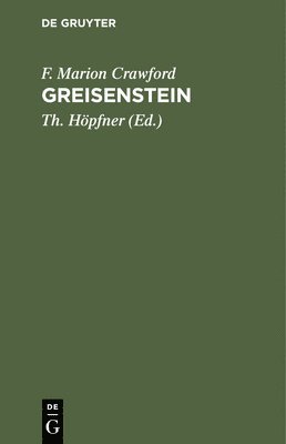 bokomslag Greisenstein