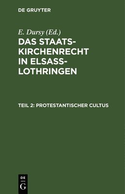 Protestantischer Cultus 1