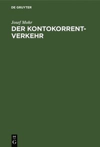 bokomslag Kontokorrentverkehr