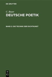 bokomslag Die Technik Der Dichtkunst