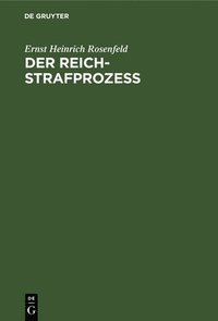 bokomslag Der Reich-Strafproze