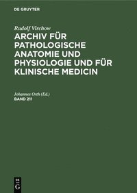 bokomslag Rudolf Virchow: Archiv Fr Pathologische Anatomie Und Physiologie Und Fr Klinische Medicin. Band 211