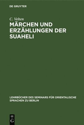 bokomslag Märchen Und Erzählungen Der Suaheli