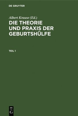 bokomslag Die Theorie Und PRAXIS Der Geburtshülfe. Teil 1