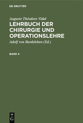 Lehrbuch der Chirurgie und Operationslehre Lehrbuch der Chirurgie und Operationslehre 1