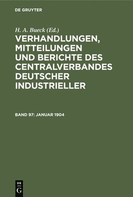 H A Bueck, H. A. Bueck - Januar 1904, Inbunden