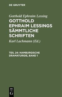 bokomslag Hamburgische Dramaturgie, Band 1