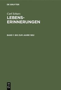 bokomslag Bis Zum Jahre 1852