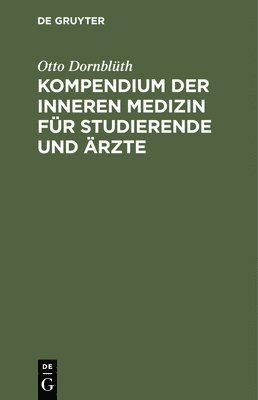 bokomslag Kompendium Der Inneren Medizin Fr Studierende Und rzte