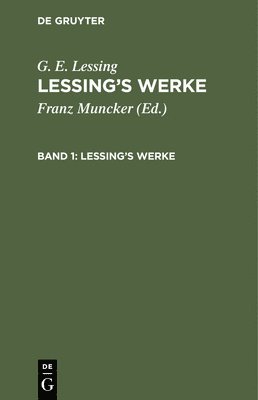 Lessings Werke 1