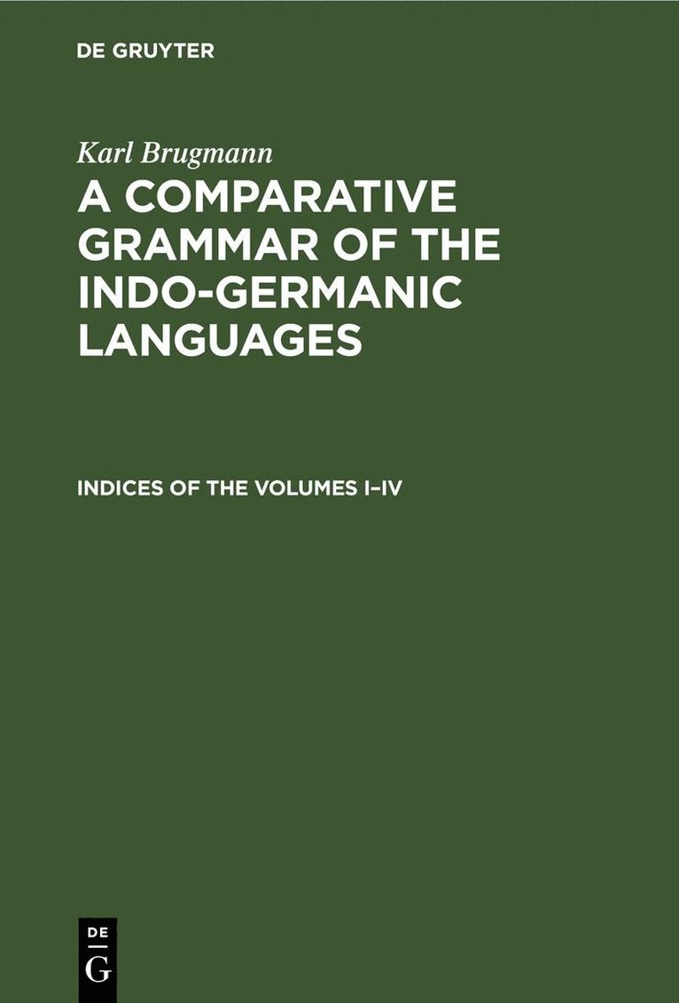 Indices of the Volumes I–IV