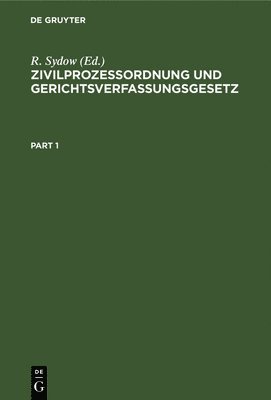L Busch - Zivilprozeßordnung Und Gerichtsverfassungsgesetz, Inbunden