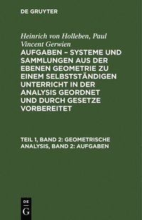 bokomslag Geometrische Analysis, Band 2: Aufgaben