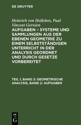 bokomslag Geometrische Analysis, Band 2: Aufgaben