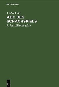bokomslag ABC Des Schachspiels