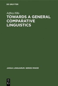 bokomslag Towards a General Comparative Linguistics