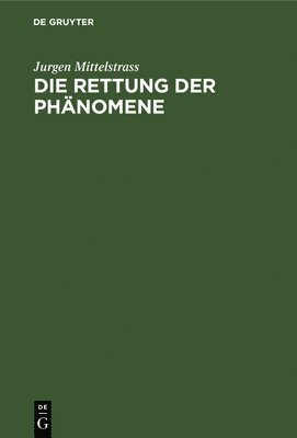 Die Rettung der Phnomene 1