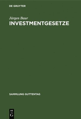 Investmentgesetze 1